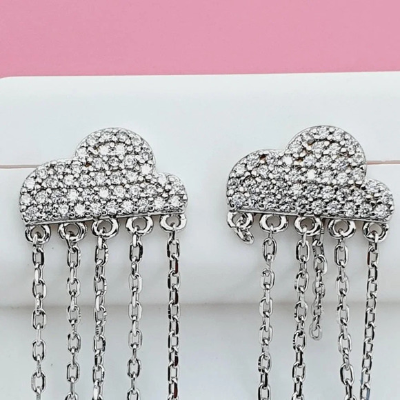 "925 Sterling Silver Cubic Zirconia Earrings, U19254698 - Picture 11 of 11